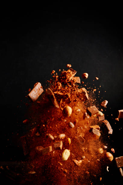 istock Chocolate Food Explosion with Cocoa Powder and Chocolate 1134522039