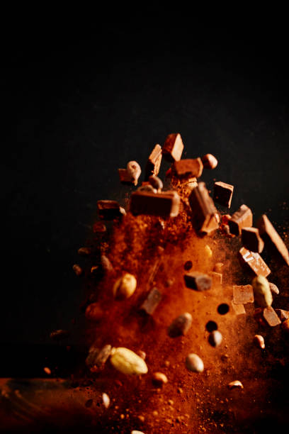 istock Chocolate Food Explosion with Cocoa Powder and Chocolate 1134522042