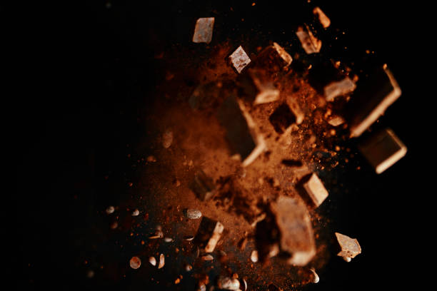 istock Chocolate Food Explosion with Cocoa Powder and Chocolate 1134522043