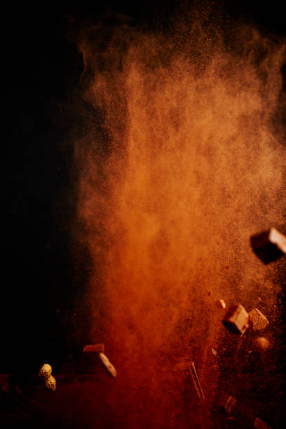istock Chocolate Food Explosion with Cocoa Powder and Chocolate 1134522047