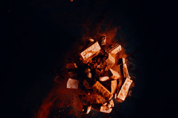 istock Chocolate Food Explosion with Cocoa Powder and Chocolate 1134522048