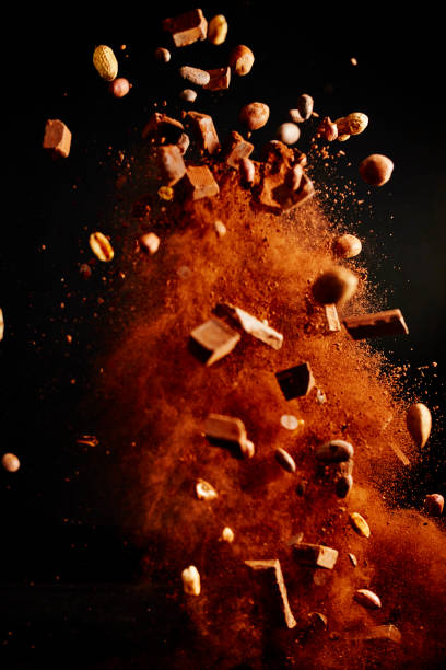 istock Chocolate Food Explosion with Cocoa Powder and Chocolate 1134522050