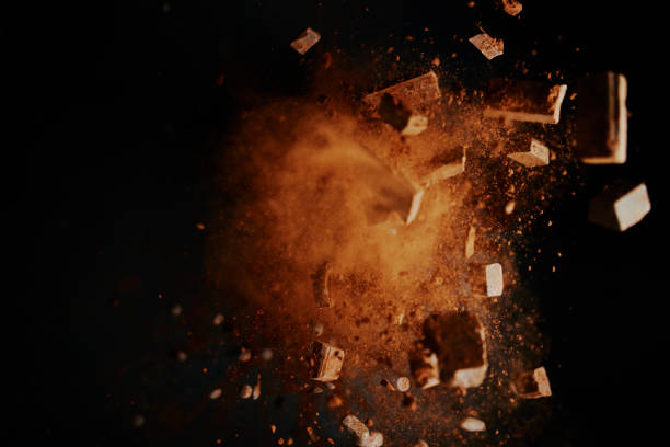 istock Chocolate Food Explosion with Cocoa Powder and Chocolate 1134522055