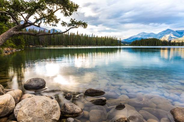 istock Lake reflections at Jasper National Park 1134522941