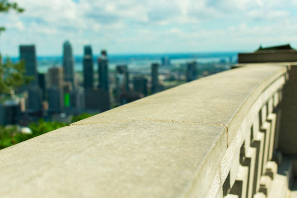istock Montreal city view from mount royal 1134531382
