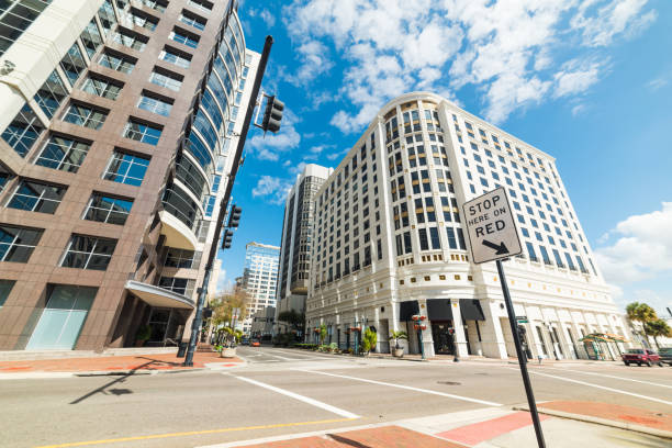 istock Crossroad in downtown Orlando 1134531585