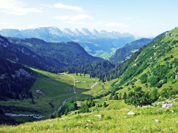 istock View on the river Thur valley from the Alpstein mountain range 1134545639