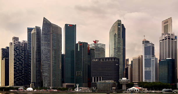 Cтоковое ф�ото Скайлайн Сингапура