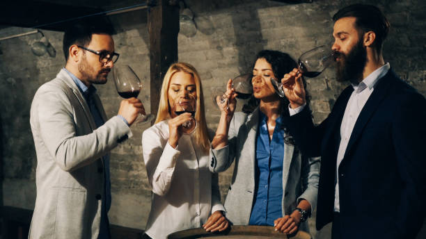 istock Friends tasting wine together 1134562358