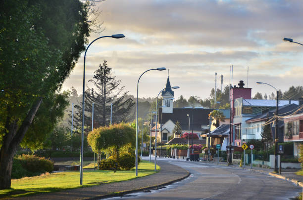 frutillar, cile. - chilean culture chile forest the americas foto e immagini stock