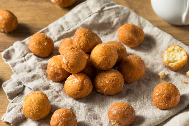 istock Homemade Glazed Donut Holes 1134565449