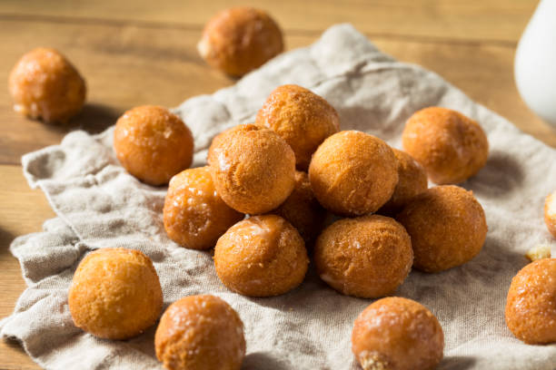 istock Homemade Glazed Donut Holes 1134565475