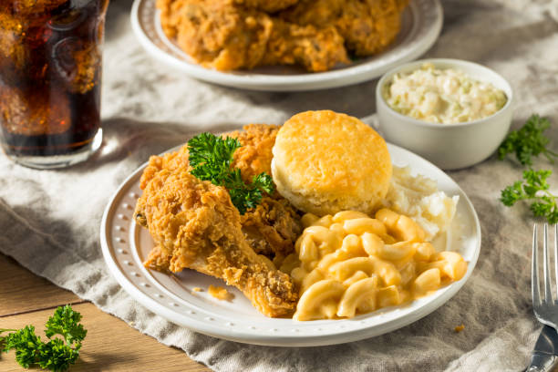 istock Homemade Southern Fried Chicken Dinner 1134566413