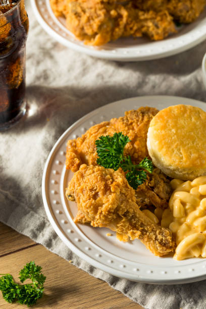 istock Homemade Southern Fried Chicken Dinner 1134566428