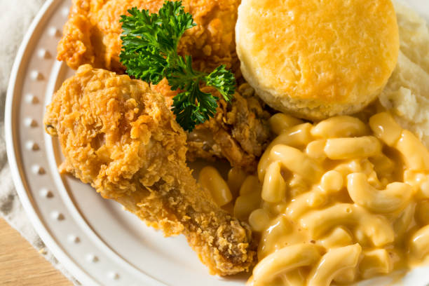 Homemade Southern Fried Chicken Dinner