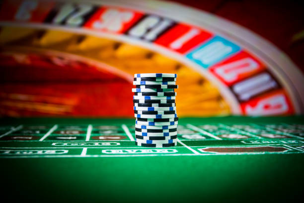 istock Casino element isolation on the colorful, Slot machine, Roulette while, Dice, Casino chip - image 1134569744