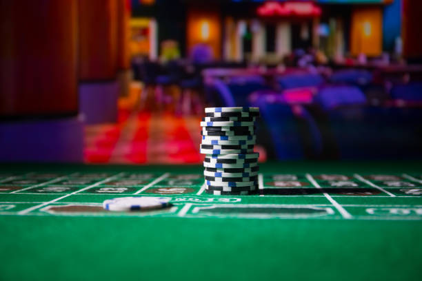 istock Casino element isolation on the colorful, Slot machine, Roulette while, Dice, Casino chip - image 1134569746