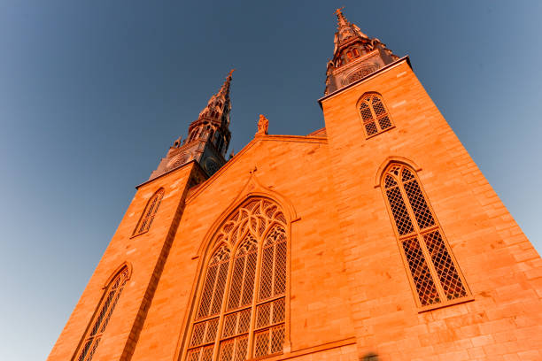 Notre-Dame Cathedral roman catholic Basilica in Ottawa, Canada.