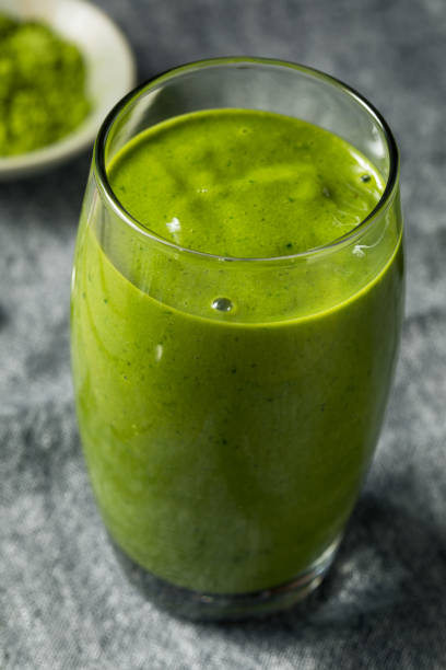 istock Healthy Homemade Matcha Breakfast Smoothie 1134571775