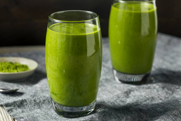 istock Healthy Homemade Matcha Breakfast Smoothie 1134571857