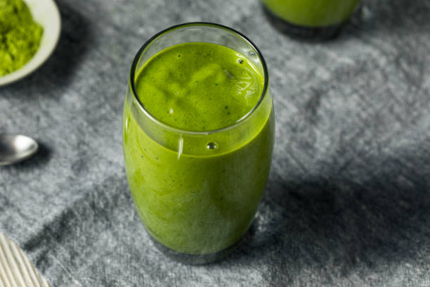 istock Healthy Homemade Matcha Breakfast Smoothie 1134571875