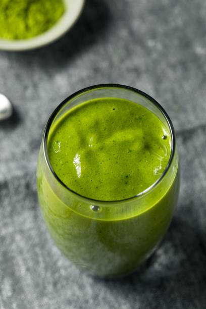 istock Healthy Homemade Matcha Breakfast Smoothie 1134571906