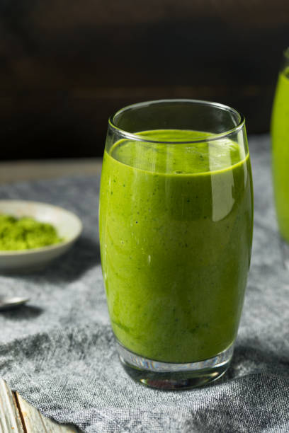 istock Healthy Homemade Matcha Breakfast Smoothie 1134571987