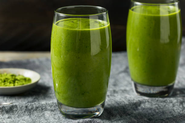 istock Healthy Homemade Matcha Breakfast Smoothie 1134572000