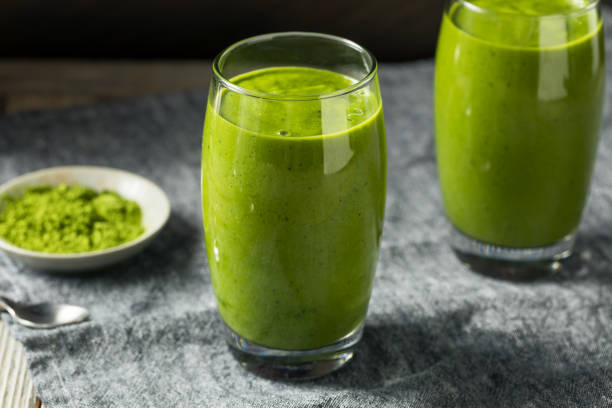 istock Healthy Homemade Matcha Breakfast Smoothie 1134572709