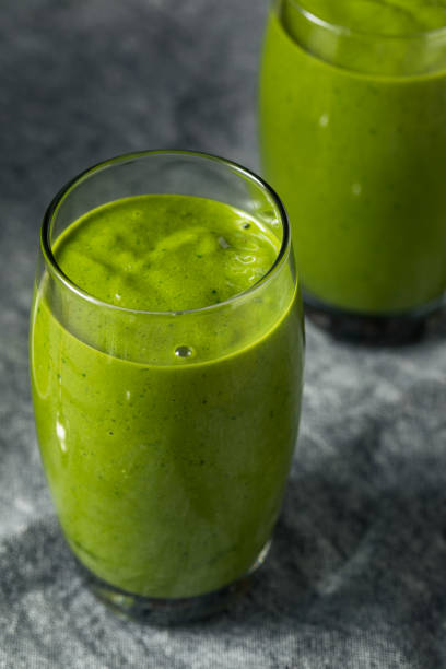 istock Healthy Homemade Matcha Breakfast Smoothie 1134572726