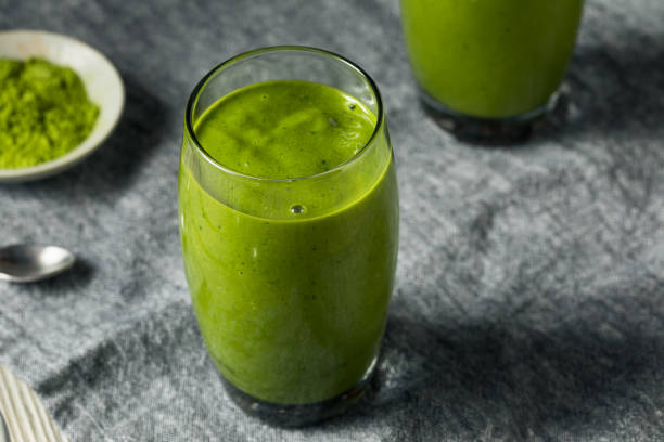 Healthy Homemade Matcha Breakfast Smoothie