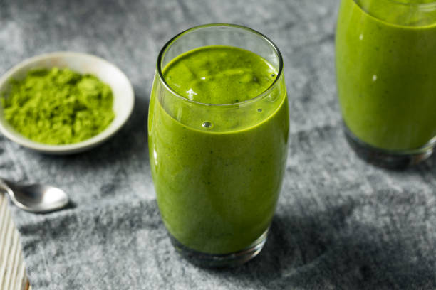 istock Healthy Homemade Matcha Breakfast Smoothie 1134572894