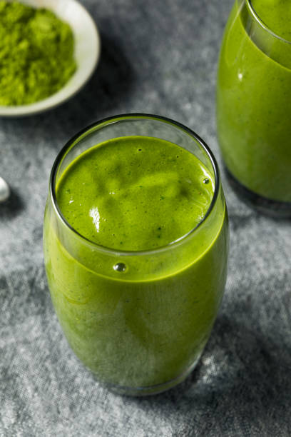 istock Healthy Homemade Matcha Breakfast Smoothie 1134572916