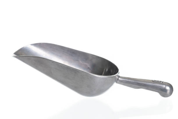 istock Metal Ice scoop isolated on white 1134578981