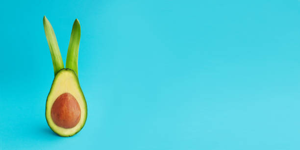 Traditional holiday decorative theme for vegetarian Easter. Creative card concept.