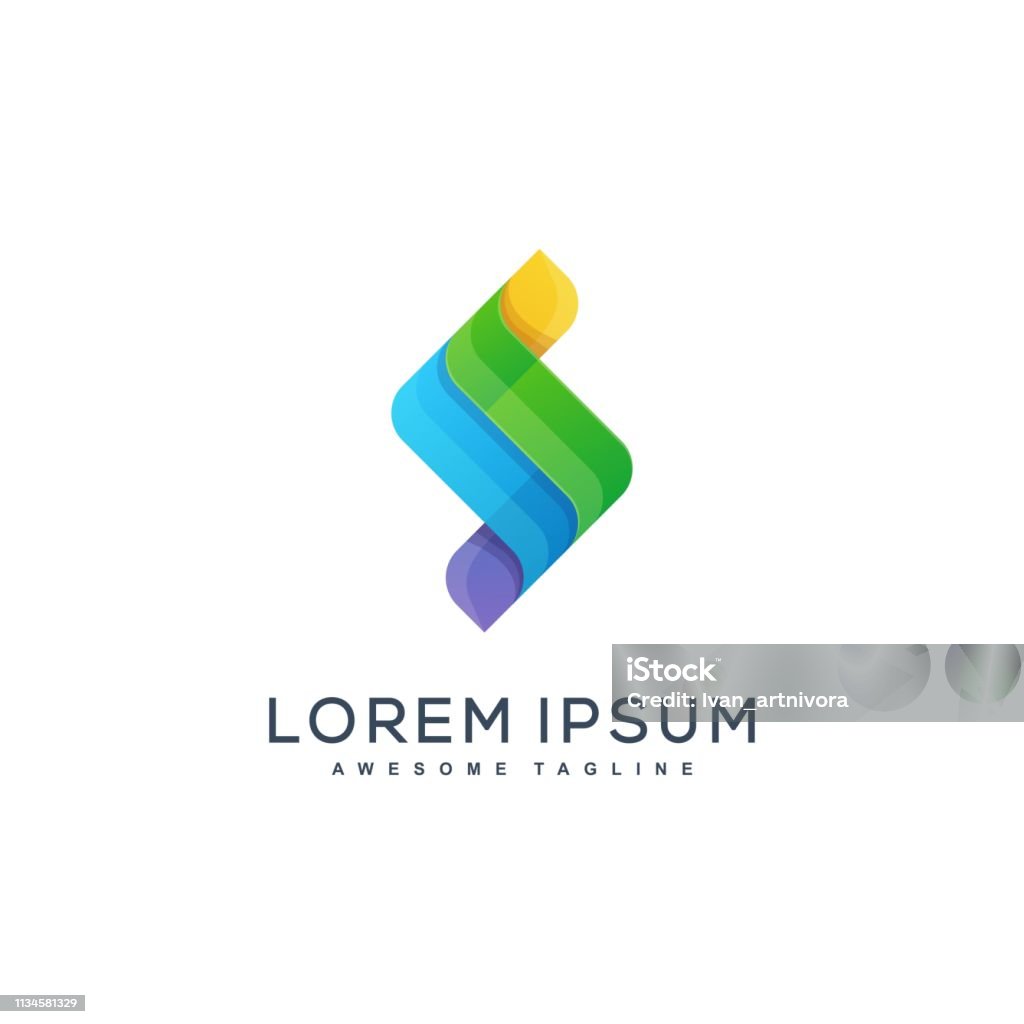 Multicolor Letter Design Multi Letter Multicolored Idea Illustration Vector Design Template ...