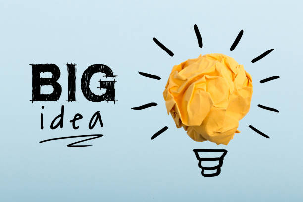 istock Concept Big Idea And Innovation With Paper Ball 1134583024