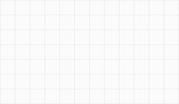 illustrazioni stock, clip art, cartoni animati e icone di tendenza di linee della griglia nera della carta grafica - millimetro