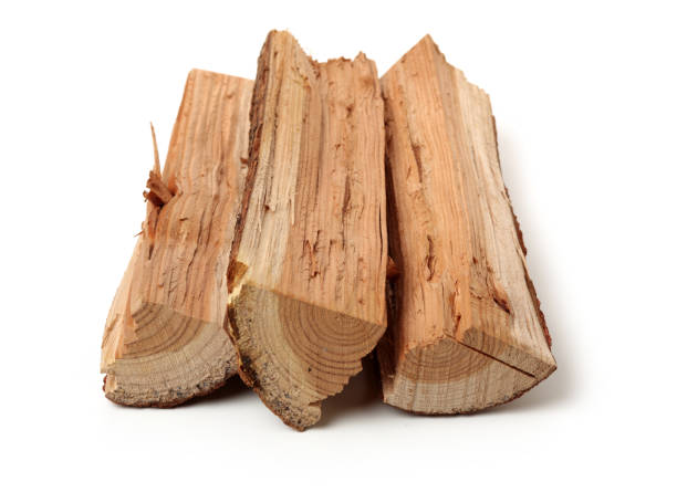 istock Pile of firewood isolated on a white background 1134587039