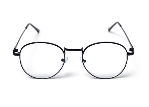 istock Black Eye Glasses on white background 1134587923