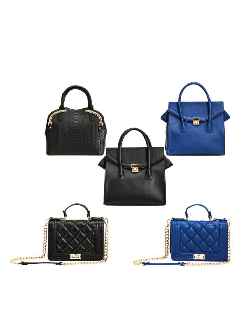 istock Fashionable handbags isolated on white background 1134592767