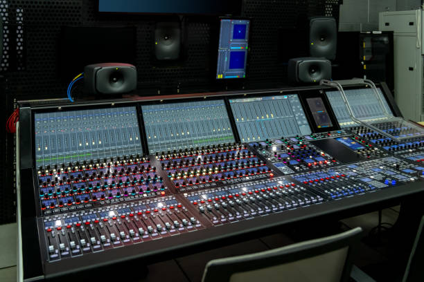 istock Professional mixer control mixer equipment 1134594763