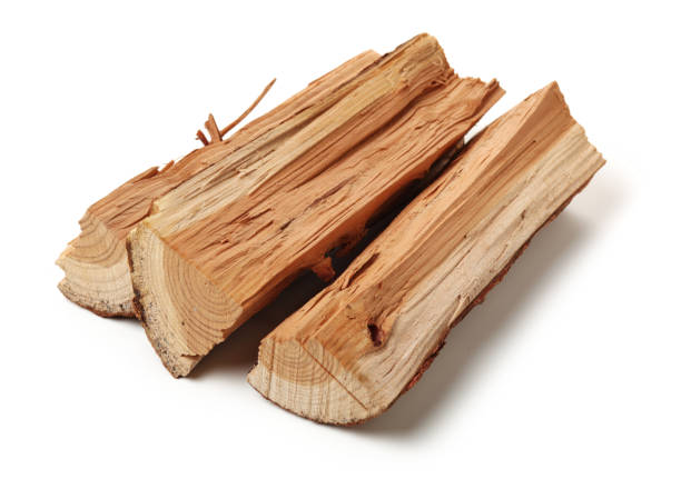 istock Pile of firewood isolated on a white background 1134604117