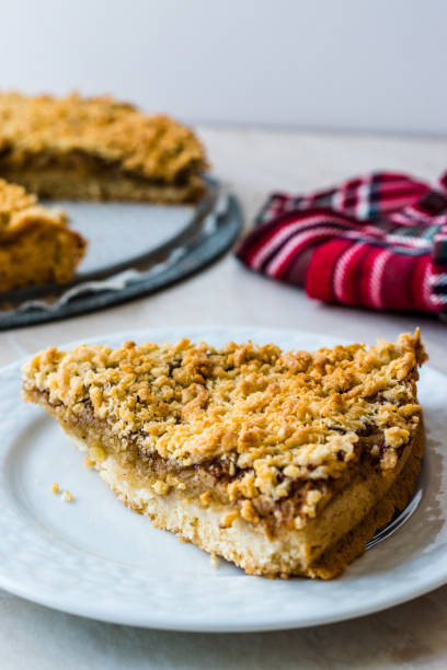 istock Slice of Homemade Apple Pie / Crumble Cake 1134605348