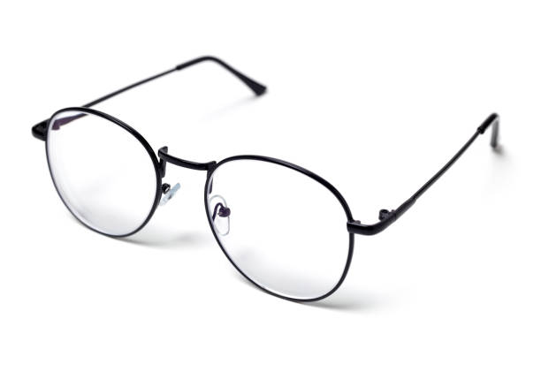 istock Black Eye Glasses on white background 1134605488