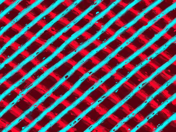 istock line pattern painting abstract background in red and blue 1134607556