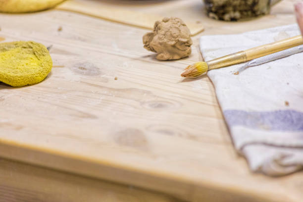 istock Table of a sculptor 1134611781