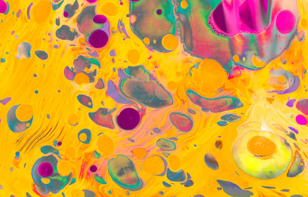 istock Abstract grunge art background texture with colorful paint splashes 1134614235