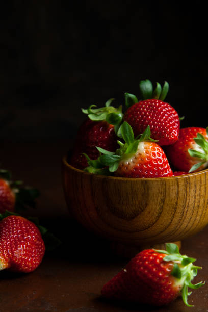 istock Group of strawberries on the table 1134622033