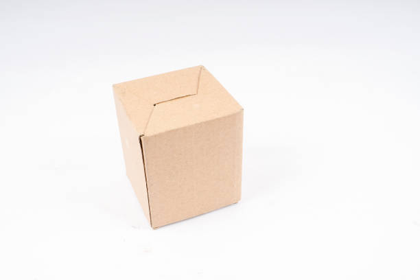 istock Close-Up Of Cardboard Box On White Background 1134634155